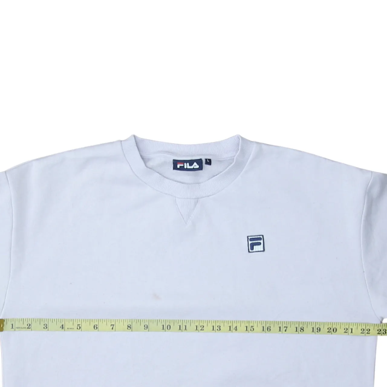 Fila 90's Lightweight Crew Neck Sweatshirt Medium Pink sold by Vintage Club product image thumbnail 5