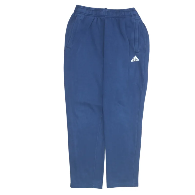 Adidas 90's Elasticated Waistband Drawstrings Casual Trousers / Pants 28 Navy Blue sold by Vintage Club