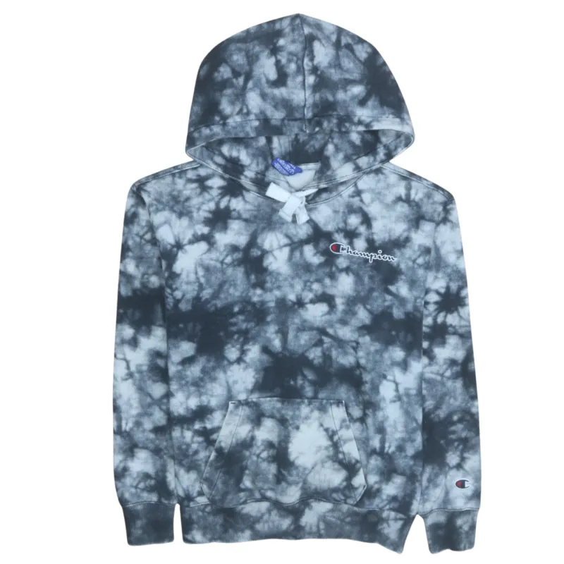 Champion 90's Drawstring Pockets Pullover Hoodie XSmall Black sold by Vintage Club