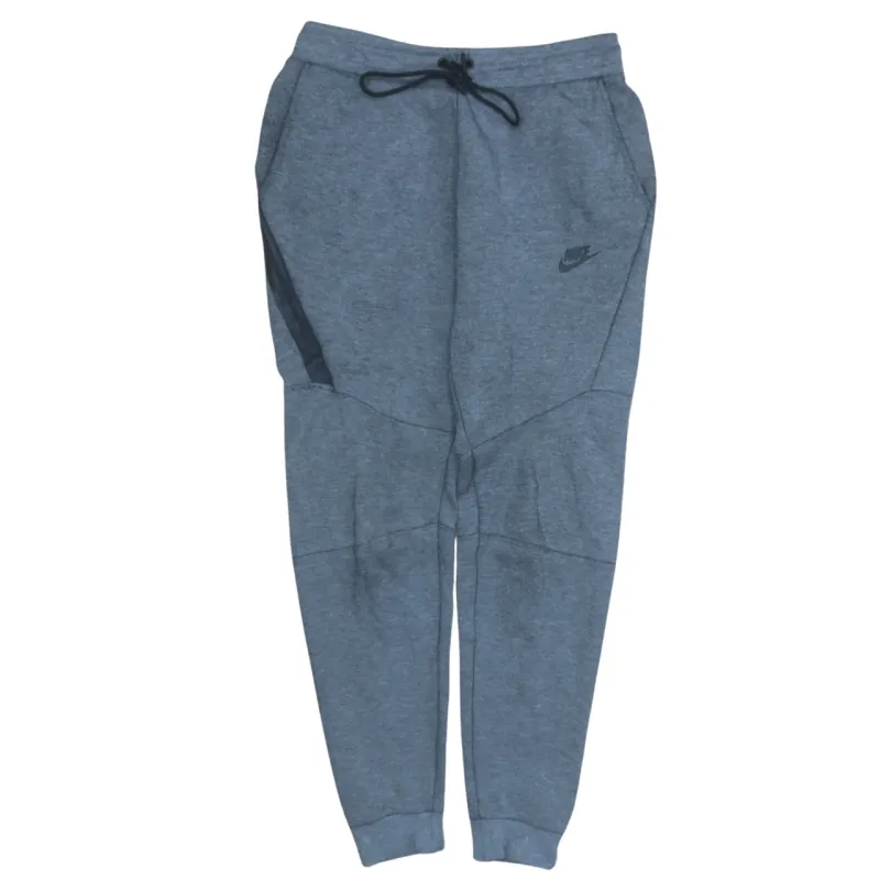 Nike Dark Grey Joggers Sweatpants Men's Small Embroidered Swoosh Cuffed Drawstring Waist Loungewear sold by Vintage Club
