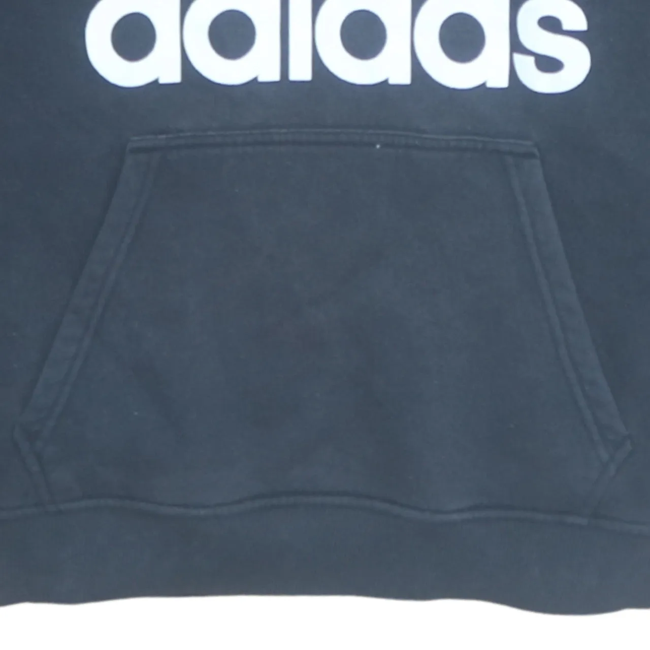 Adidas 90's Spellout Pullover Hoodie XLarge Black sold by Vintage Club product image thumbnail 4