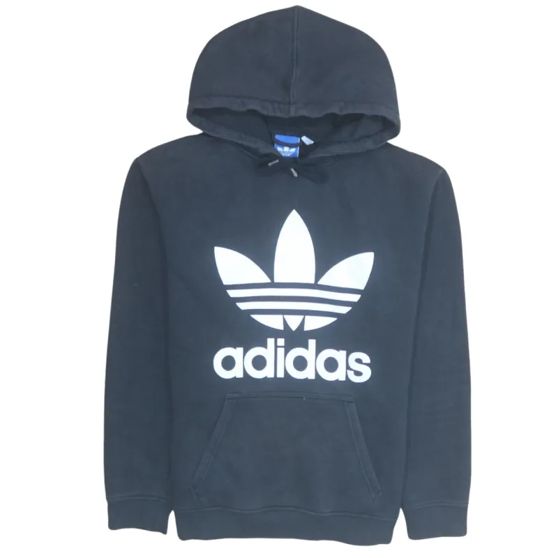Adidas 90's Spellout Pullover Hoodie XLarge Black sold by Vintage Club