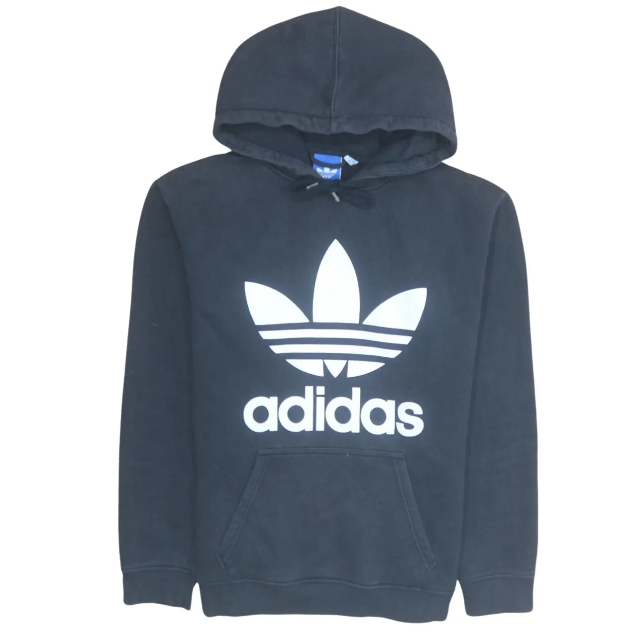 Adidas 90's Spellout Pullover Hoodie XLarge Black sold by Vintage Club