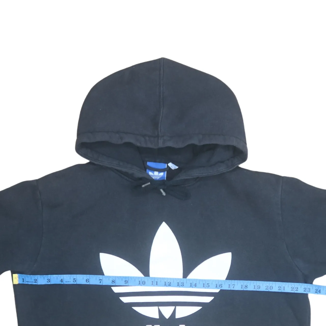 Adidas 90's Spellout Pullover Hoodie XLarge Black sold by Vintage Club product image thumbnail 5