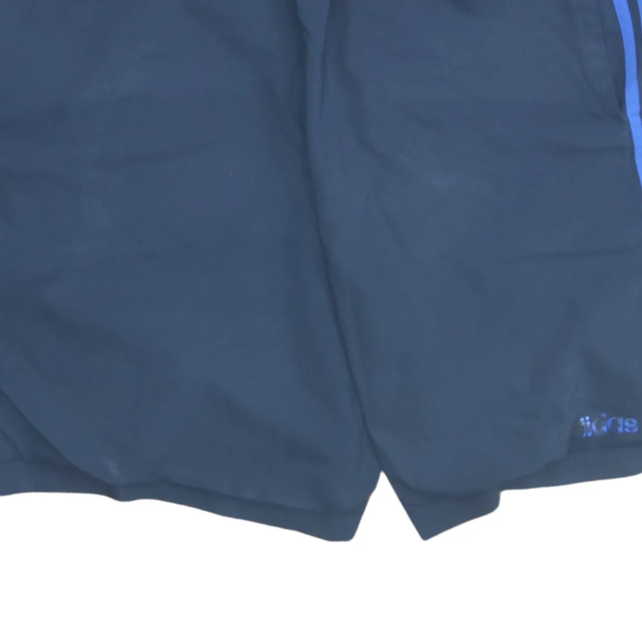 Adidas 90's Elasticated Waistband Drawstrings Baggy Chino Shorts Large Navy Blue sold by Vintage Club product image thumbnail 4