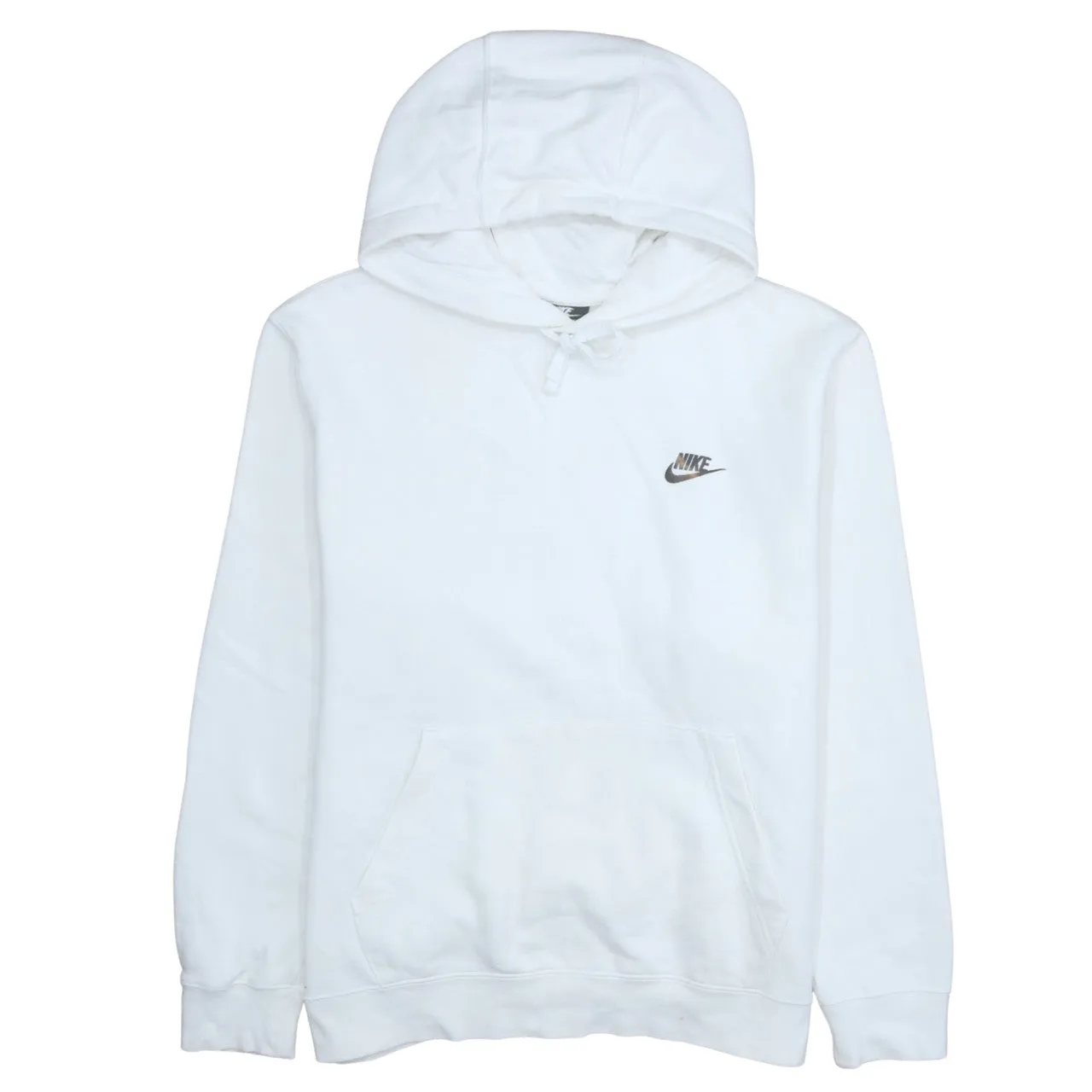 Nike 90's Swoosh Pullover Hoodie Large White sold by Vintage Club