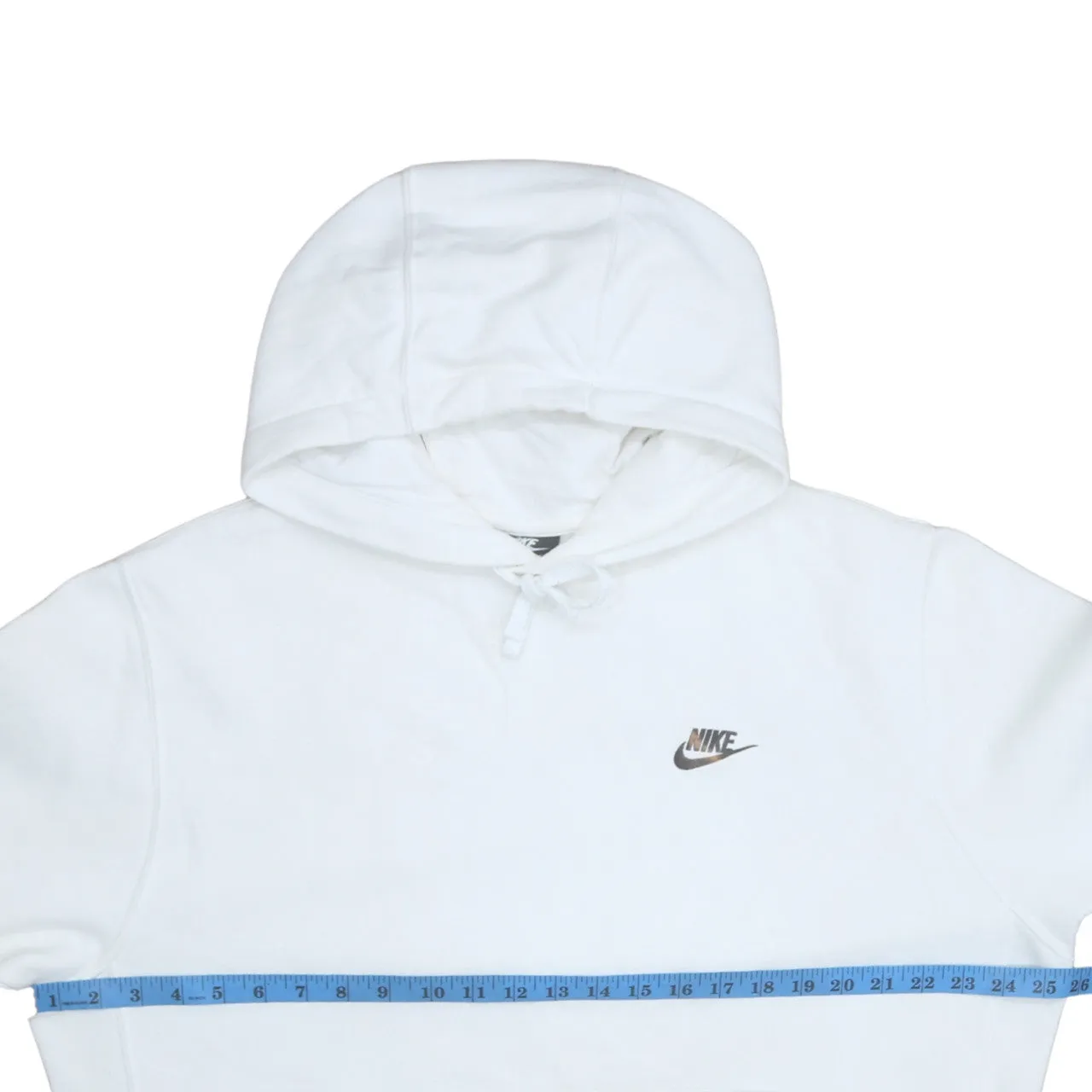Nike 90's Swoosh Pullover Hoodie Large White sold by Vintage Club product image thumbnail 5
