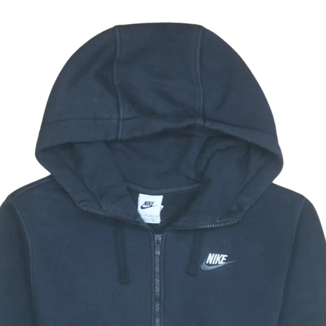 Nike 90's Swoosh Full Zip Up Hoodie XSmall Black sold by Vintage Club product image thumbnail 3