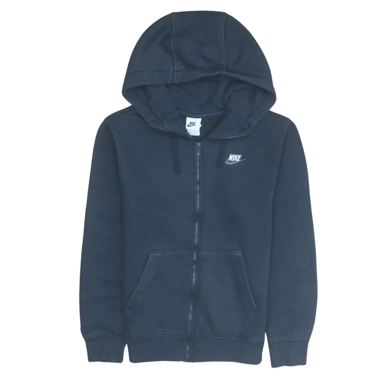 Nike 90's Swoosh Full Zip Up Hoodie XSmall Black sold by Vintage Club