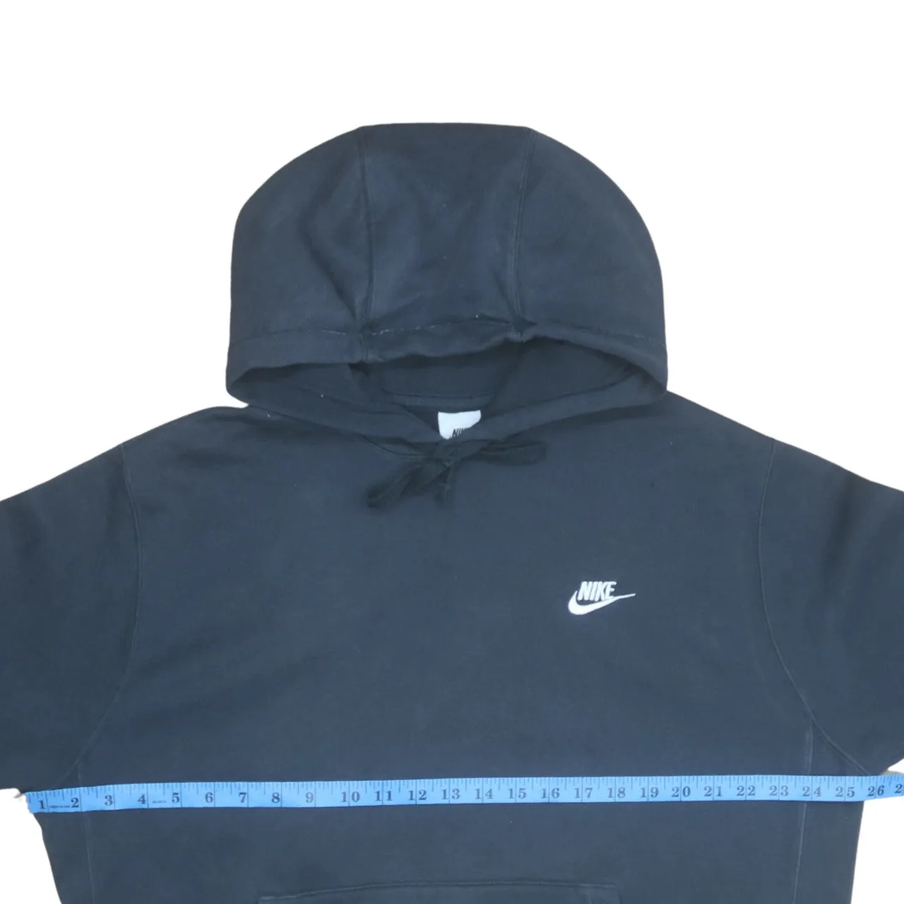 Nike 90's Swoosh Pullover Hoodie Large Black sold by Vintage Club product image thumbnail 5