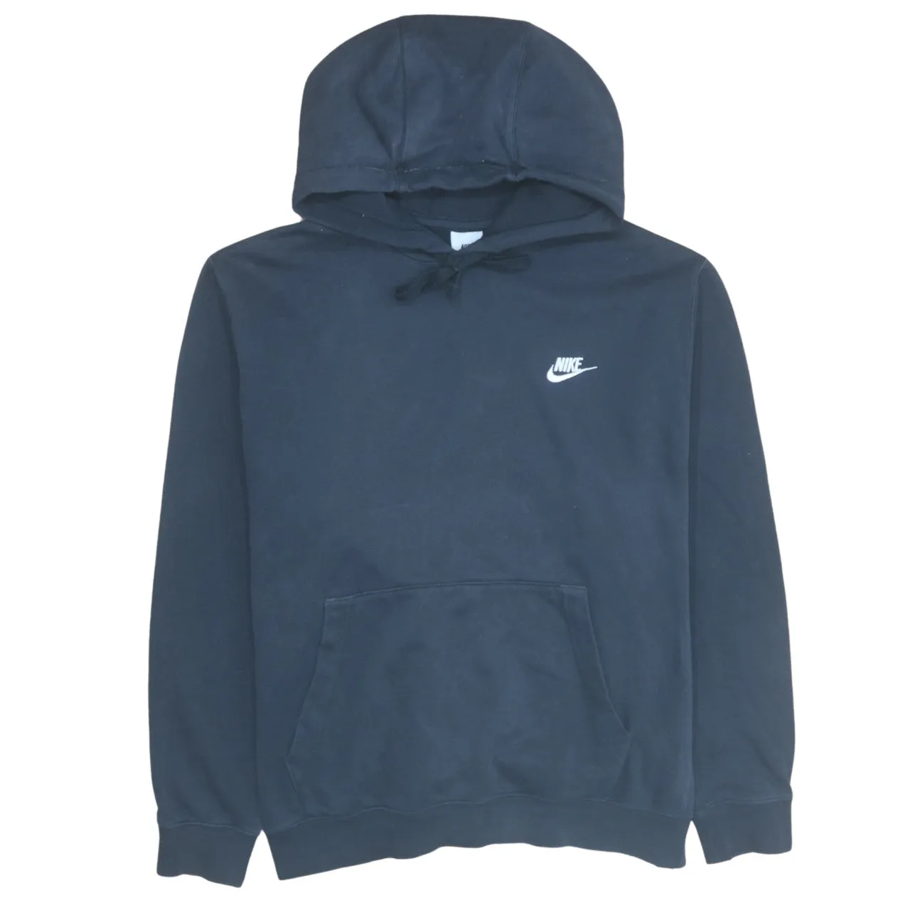 Nike 90's Swoosh Pullover Hoodie Large Black sold by Vintage Club