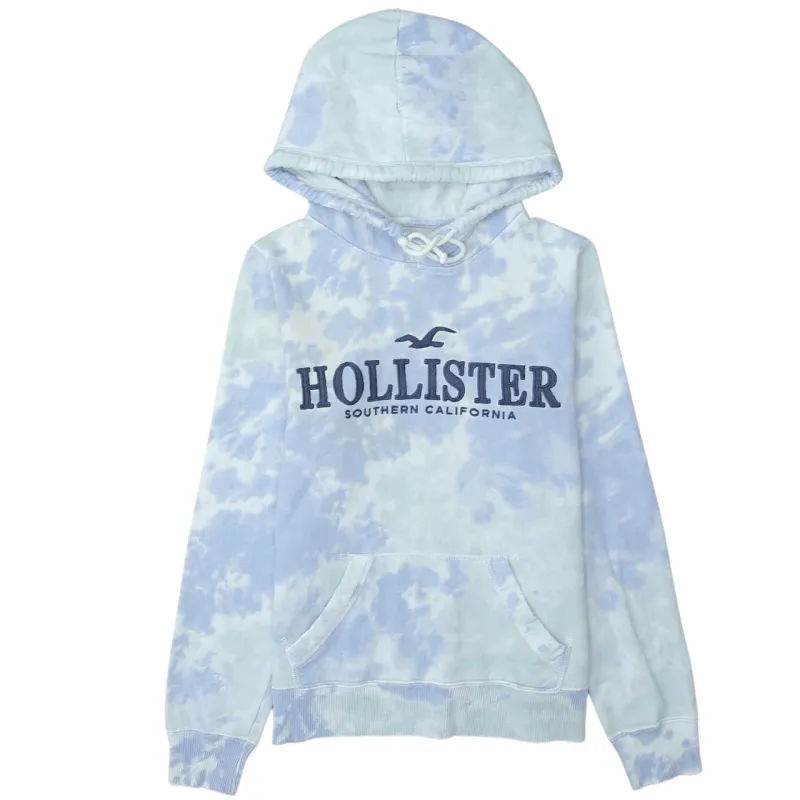 Hollister 90's Spellout Pullover Hoodie XSmall Grey sold by Vintage Club
