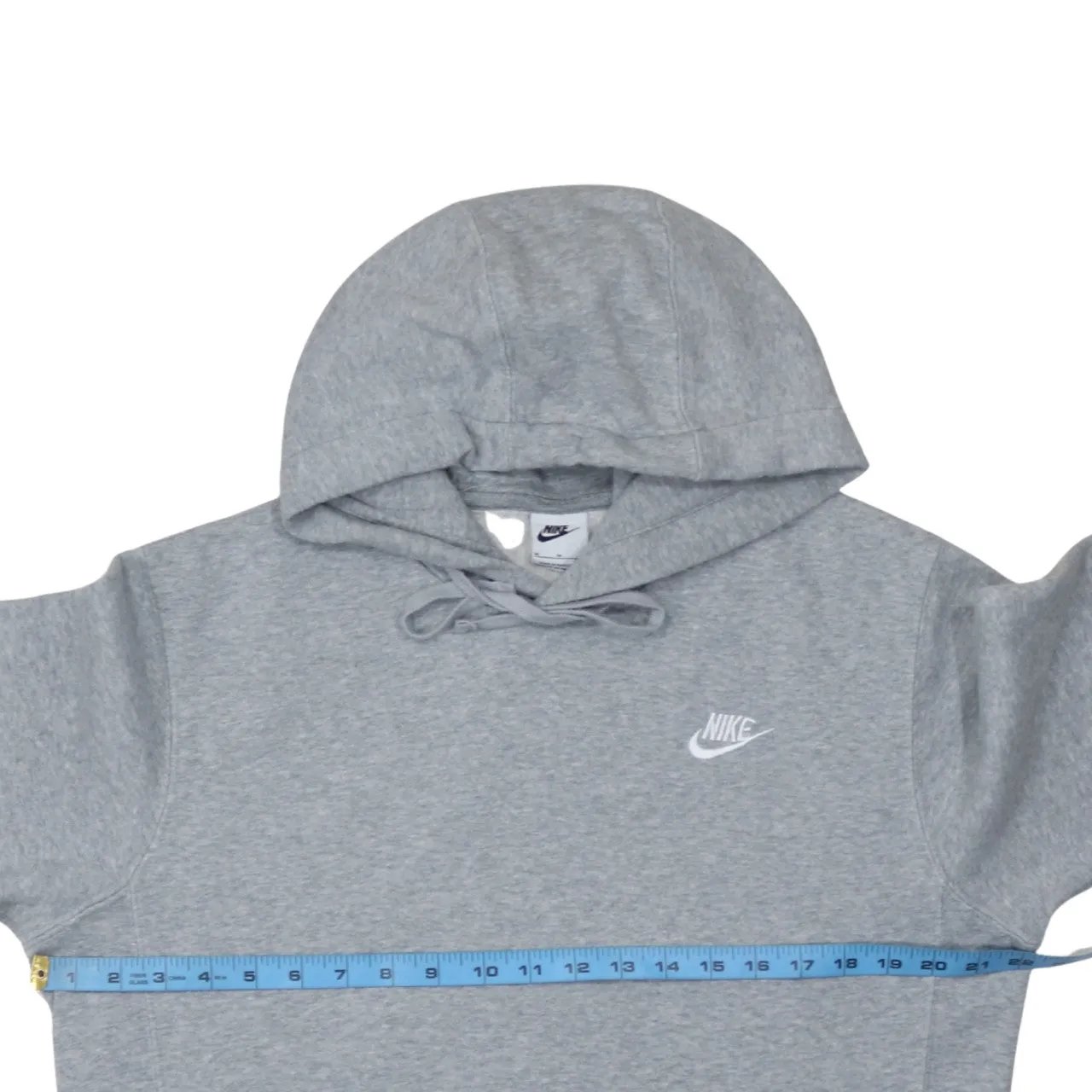 Nike 90's Swoosh Pullover Hoodie Medium Grey sold by Vintage Club product image thumbnail 5