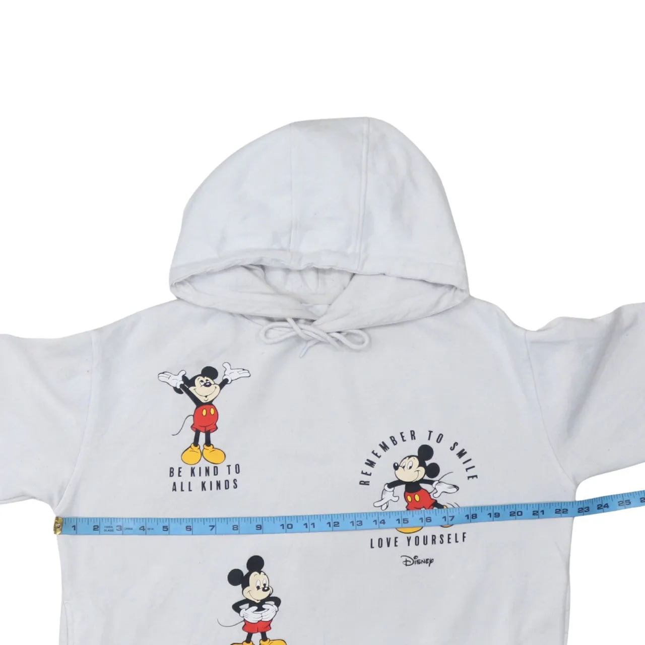 Disney 90's Mickey Mouse Pullover Hoodie Medium White sold by Vintage Club product image thumbnail 5