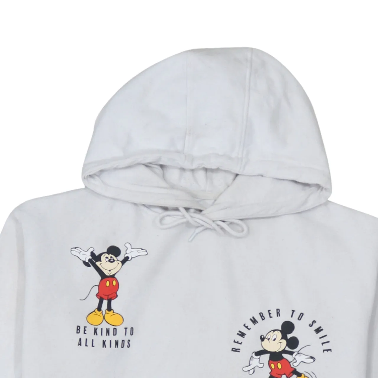 Disney 90's Mickey Mouse Pullover Hoodie Medium White sold by Vintage Club product image thumbnail 3