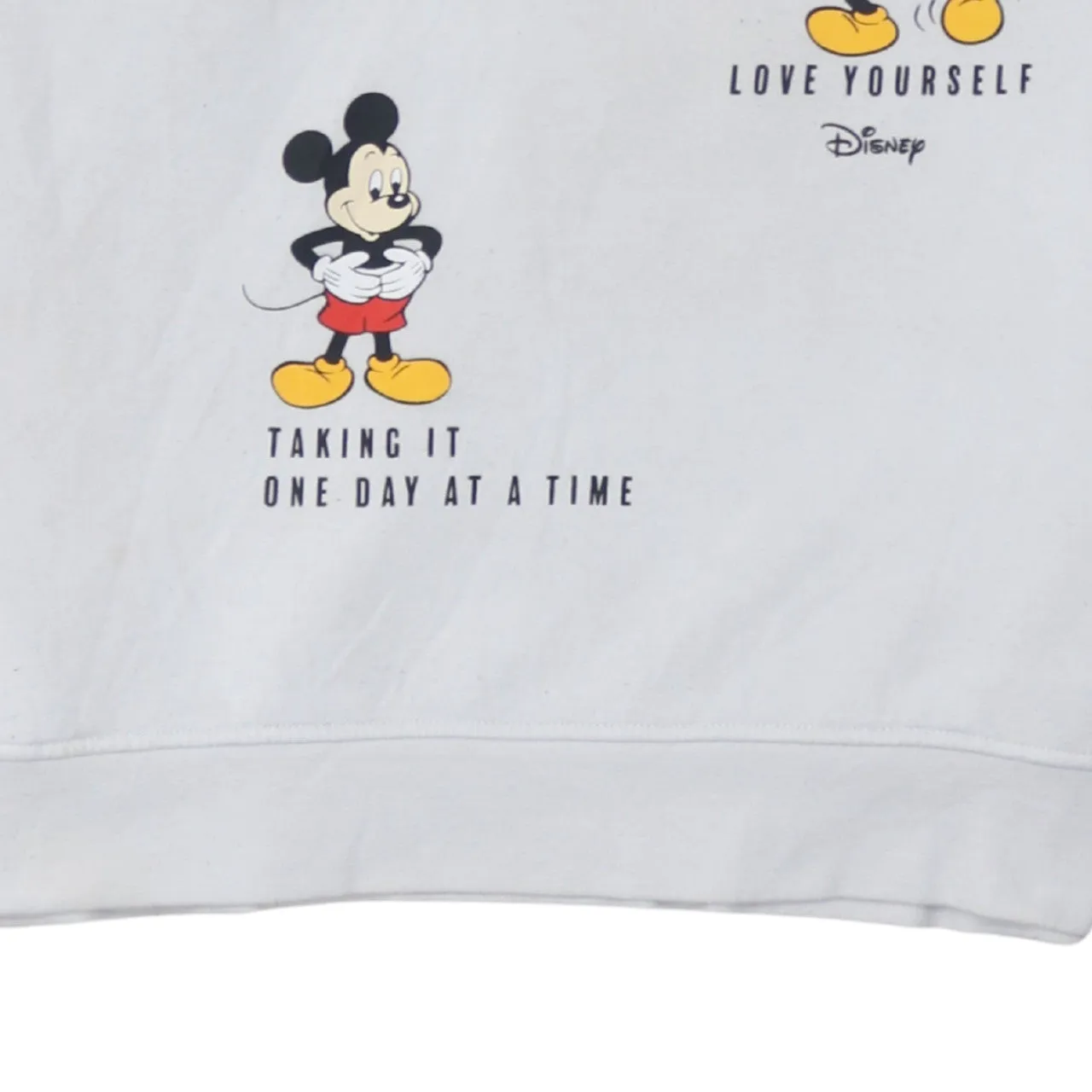 Disney 90's Mickey Mouse Pullover Hoodie Medium White sold by Vintage Club product image thumbnail 4