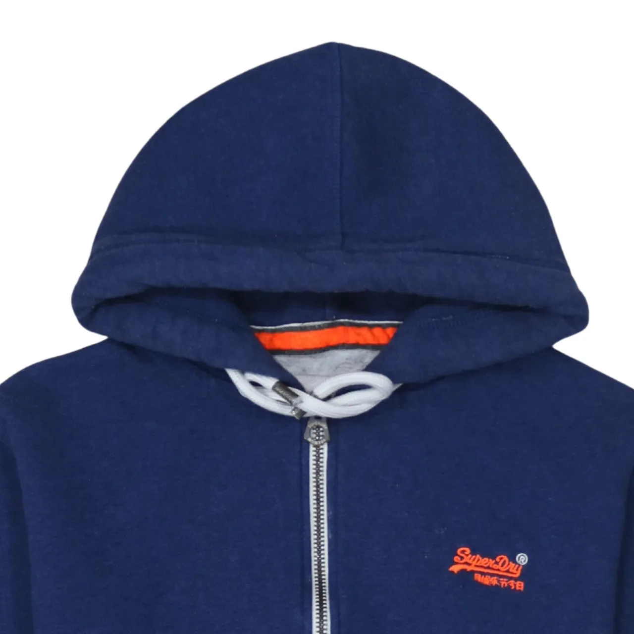 Super Dry 90's Lightweight Full Zip Up Hoodie Medium Blue sold by Vintage Club product image thumbnail 3