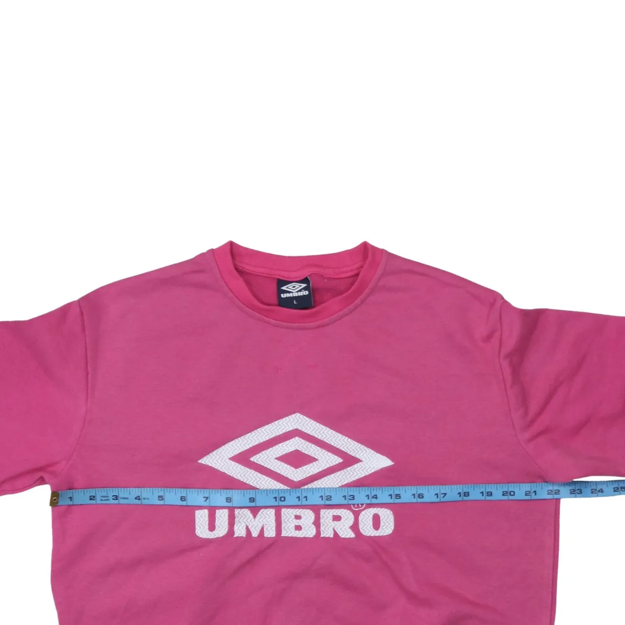 Umbro 90's Spellout Crew Neck Sweatshirt Large Pink sold by Vintage Club product image thumbnail 5