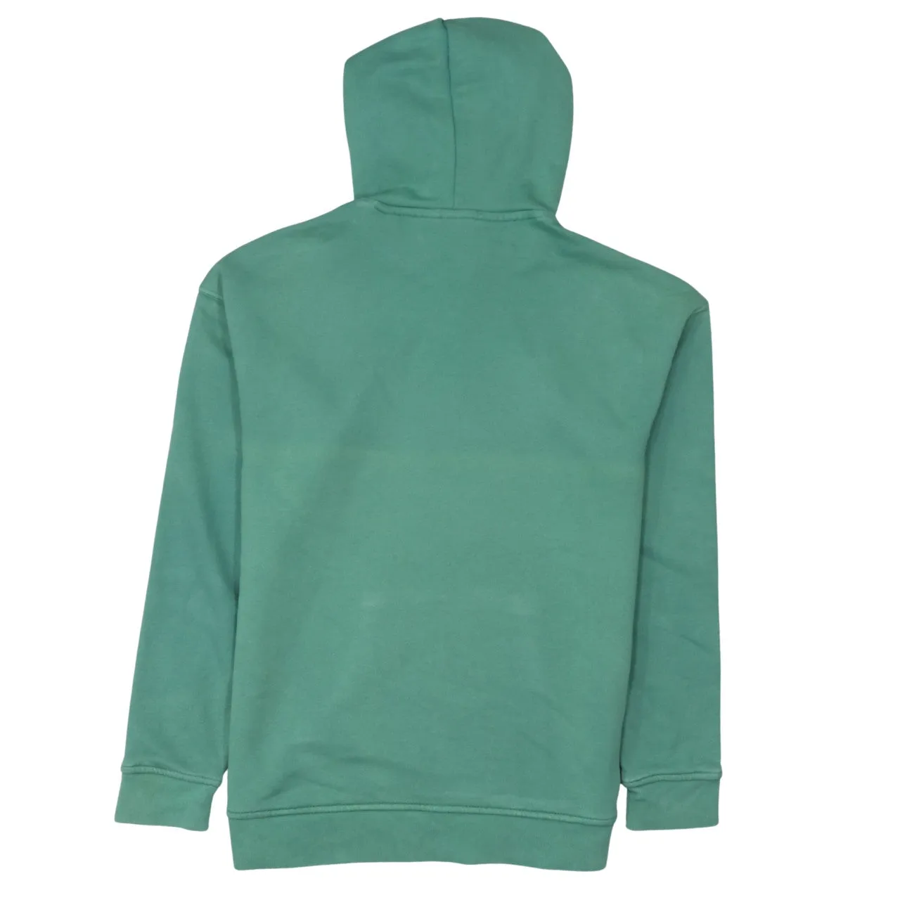 Adidas Green Hoodie Women’s XSmall Printed Trefoil Logo Front Pocket Pullover Sweatshirt sold by Vintage Club product image thumbnail 2