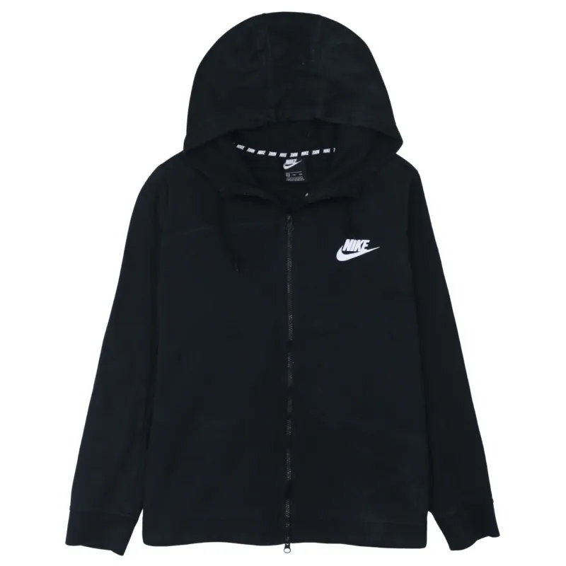 Nike 90's Swoosh Full Zip Up Hoodie XXLarge (2XL) Black sold by Vintage Club