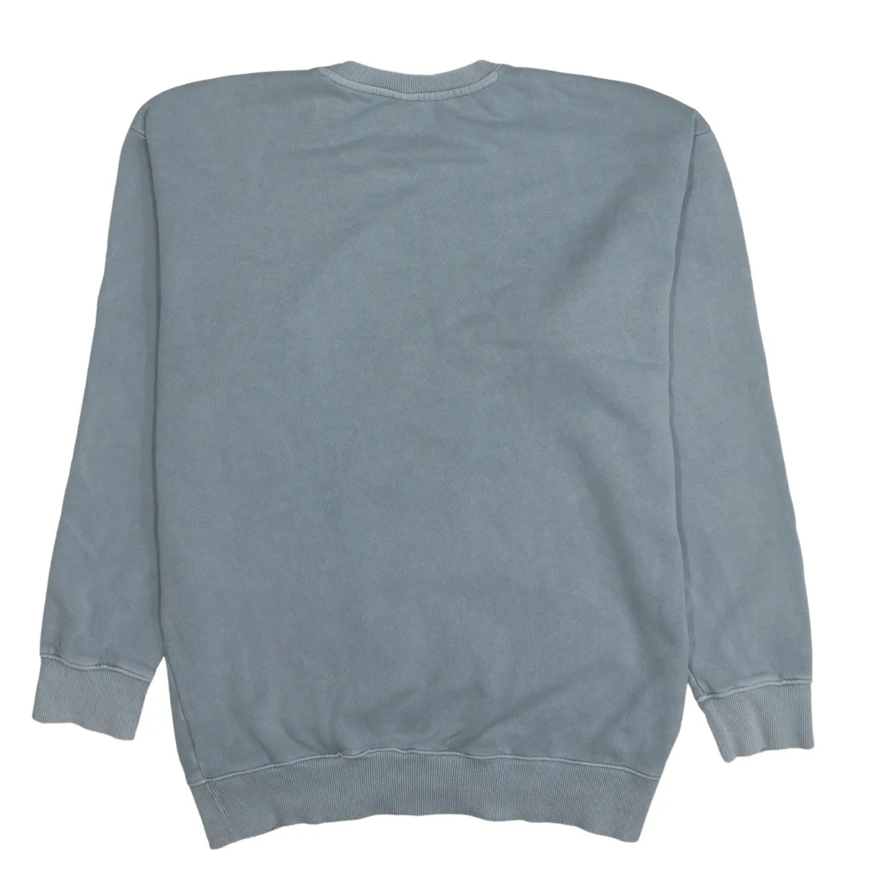 Reebok Faded Grey Sweatshirt Men's Medium Plain Crewneck Ribbed Cuffs Pullover Top sold by Vintage Club product image thumbnail 2