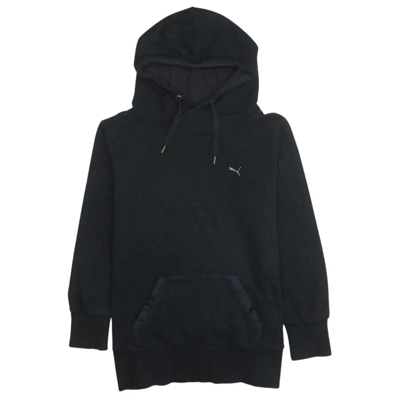 Puma 90's Drawstring Pockets Pullover Hoodie XLarge Black made by Puma
