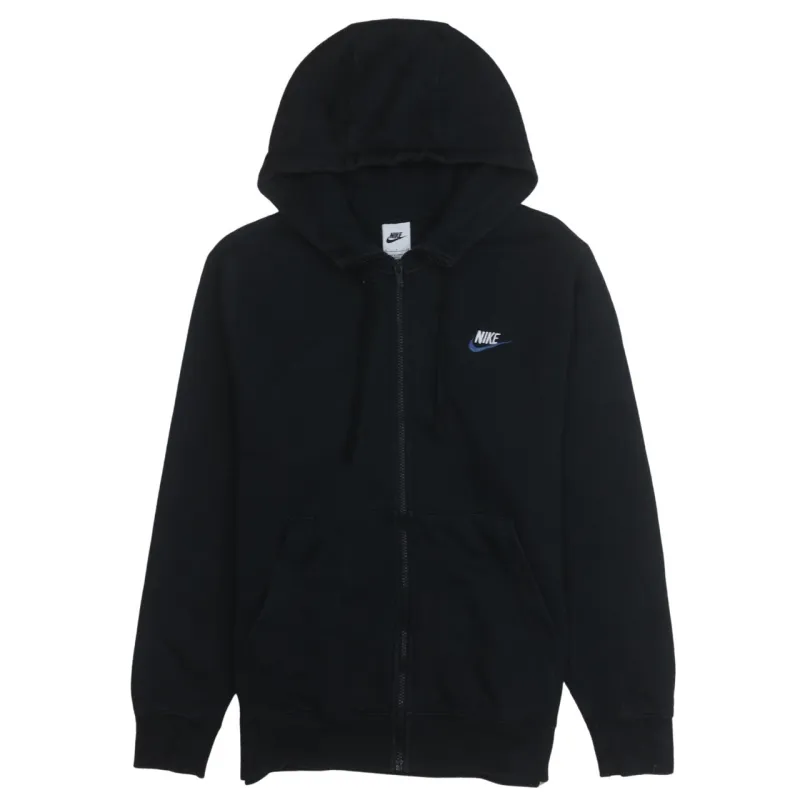 Nike 90's Swoosh Full Zip Up Hoodie Small Black sold by Vintage Club