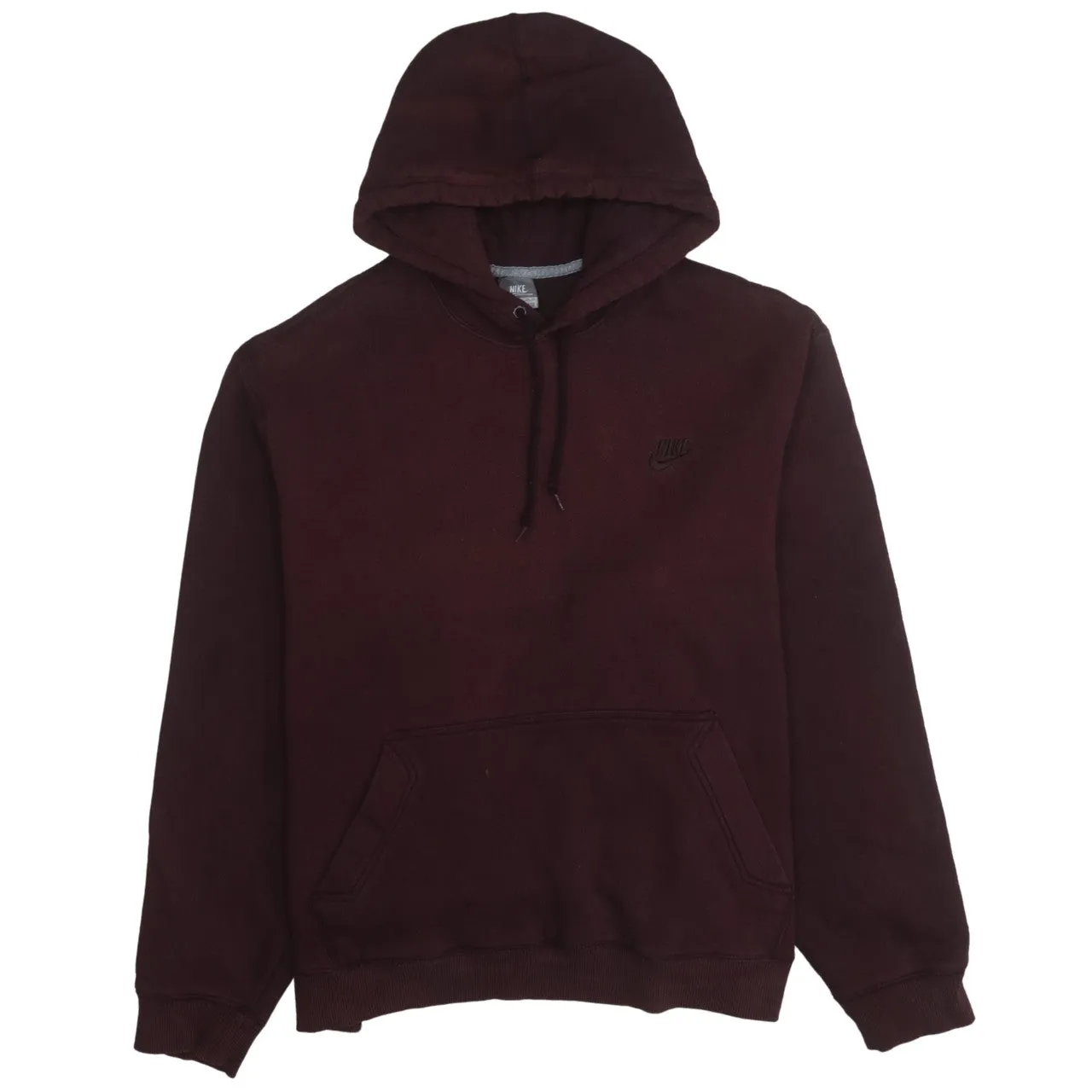 Nike 90's Swoosh Pullover Hoodie XLarge Burgundy Red sold by Vintage Club