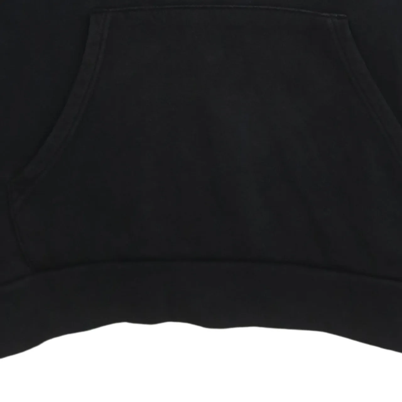 Adidas 90's Drawstring Pockets Pullover Hoodie Medium Black sold by Vintage Club product image thumbnail 4