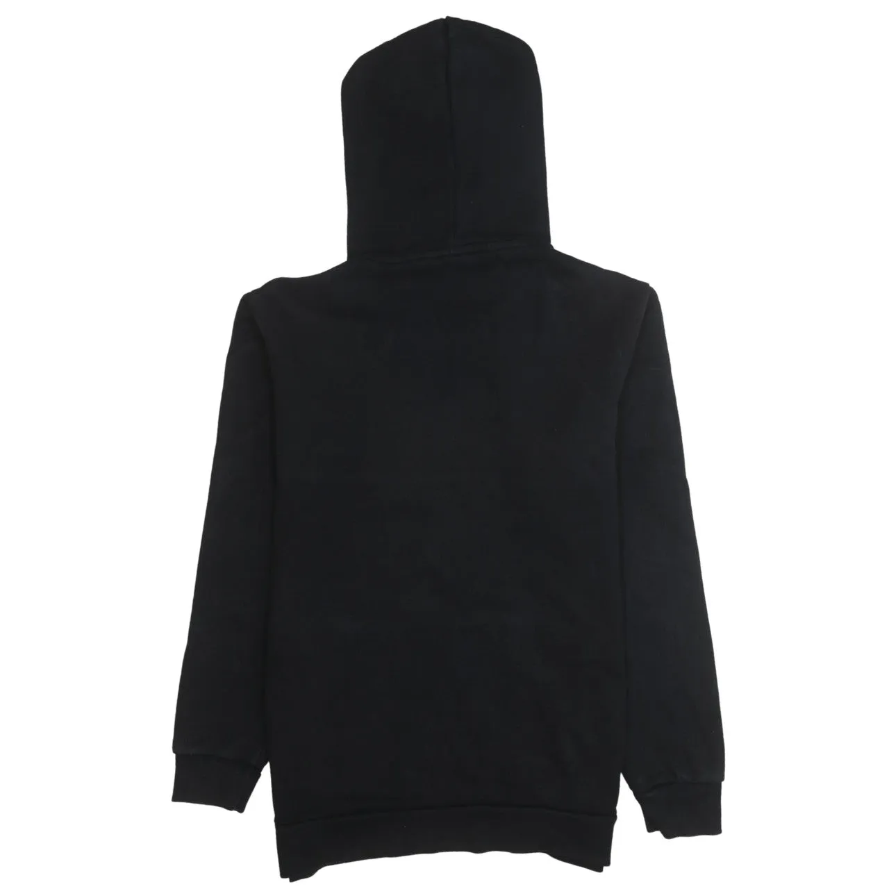 Adidas 90's Drawstring Pockets Pullover Hoodie Medium Black sold by Vintage Club product image thumbnail 2