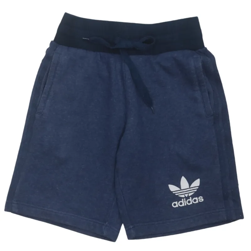 Adidas 90's Lightweight Baggy Chino Shorts Small Navy Blue sold by Vintage Club