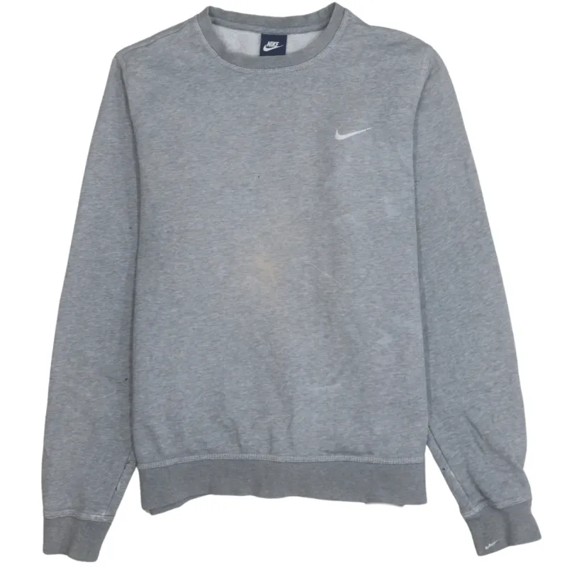 Nike 90's Swoosh Crew Neck Sweatshirt Large Grey sold by Vintage Club
