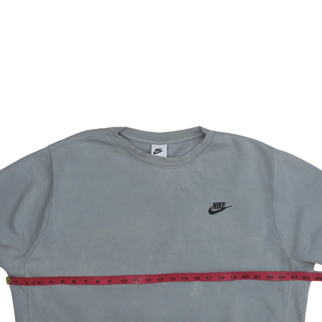 Nike 90's Swoosh Crew Neck Sweatshirt Large Grey sold by Vintage Club product image thumbnail 5