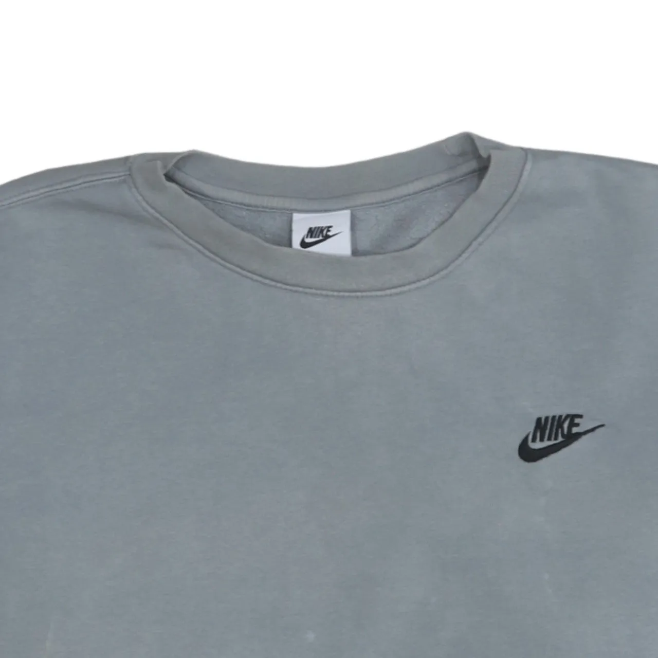 Nike 90's Swoosh Crew Neck Sweatshirt Large Grey sold by Vintage Club product image thumbnail 3