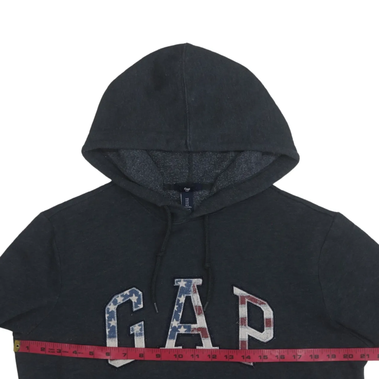 Gap 90's Spellout Pullover Hoodie Small Grey sold by Vintage Club product image thumbnail 5