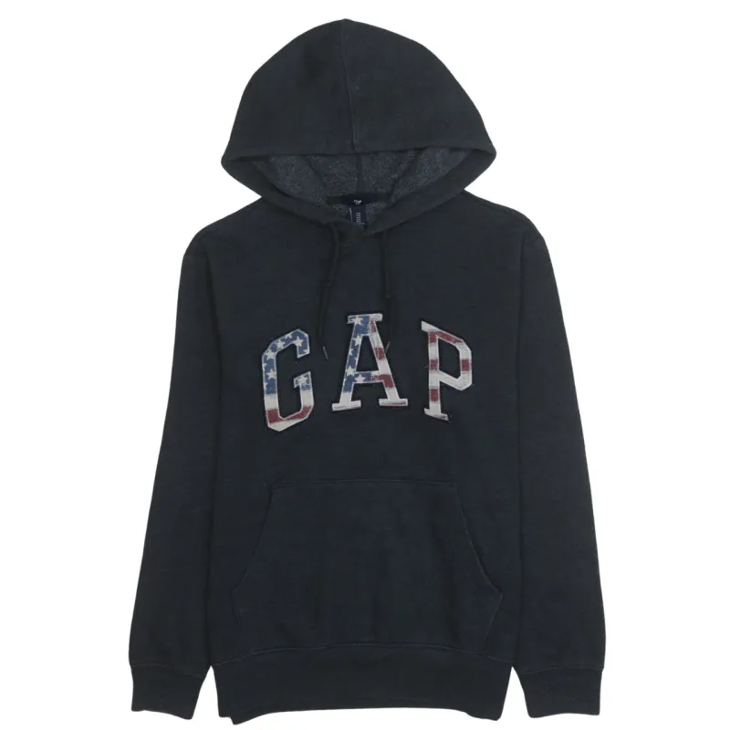Gap 90's Spellout Pullover Hoodie Small Grey sold by Vintage Club