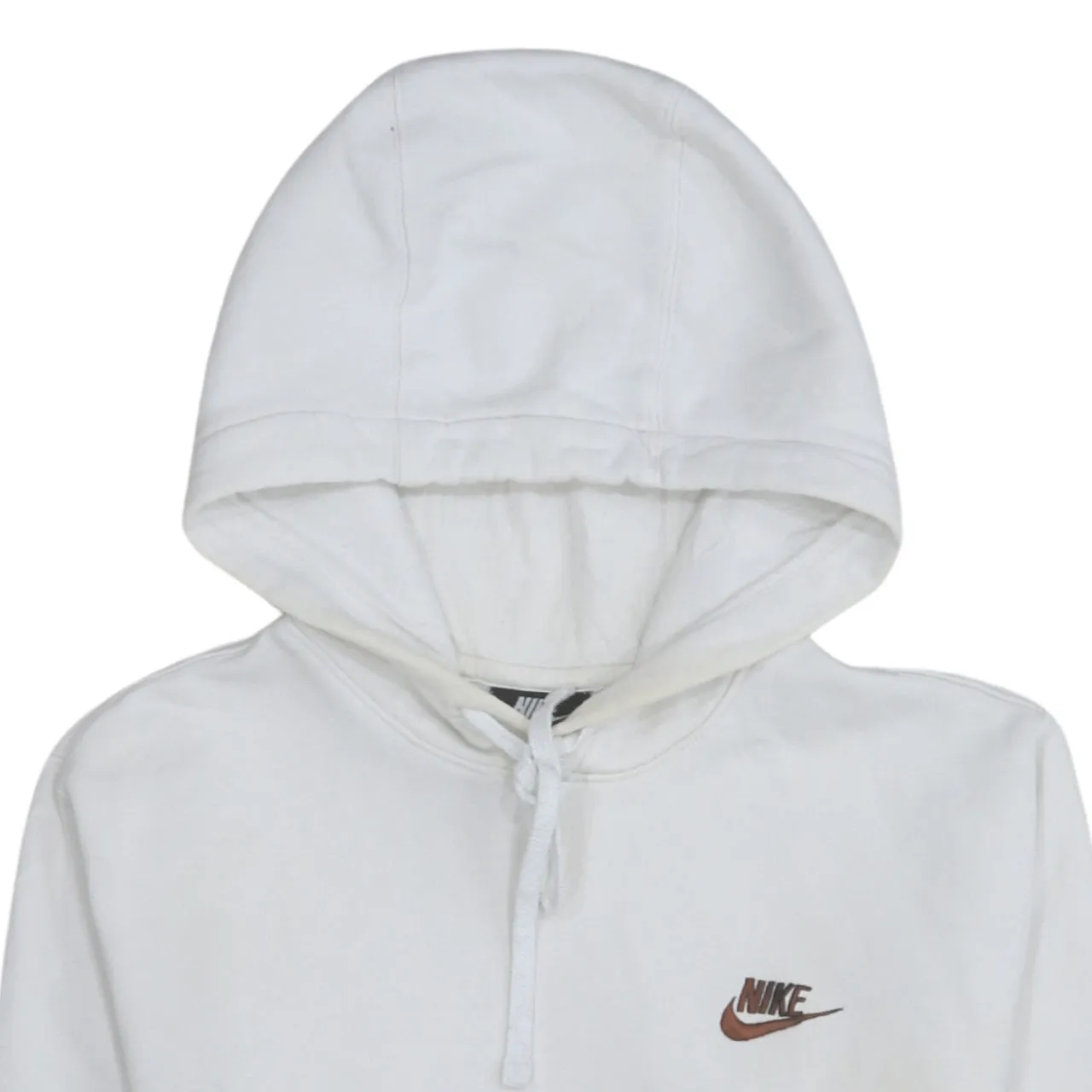 Nike 90's Swoosh Pullover Hoodie XSmall White sold by Vintage Club product image thumbnail 3