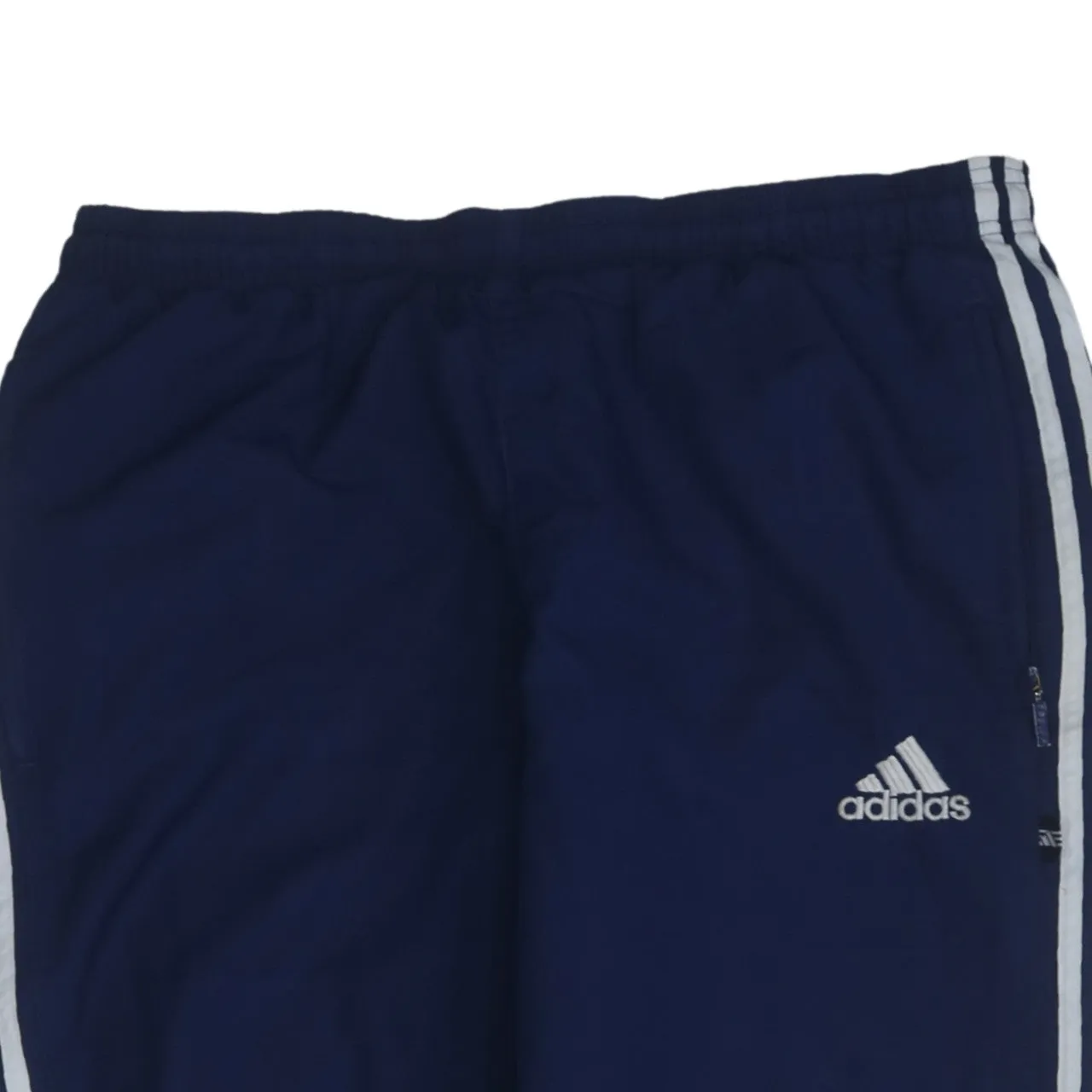 Adidas Navy Blue Joggers Men’s 36 Three Stripe Logo Elasticated Cuffs Track Pants sold by Vintage Club product image thumbnail 3