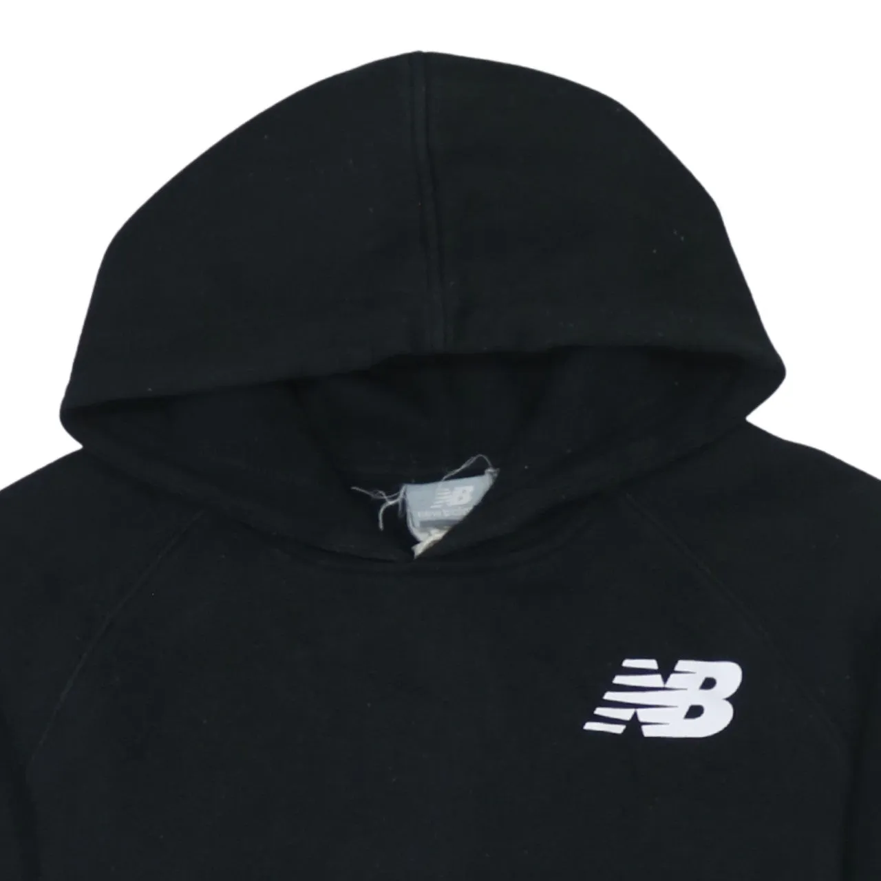 New Balance Black Hoodie Men's Small Printed NB Logo Front Pouch Pullover Sweatshirt sold by Vintage Club product image thumbnail 3
