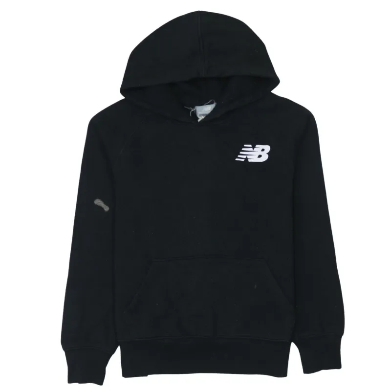 New Balance 90's Drawstring Pockets Pullover Hoodie Small Black sold by Vintage Club