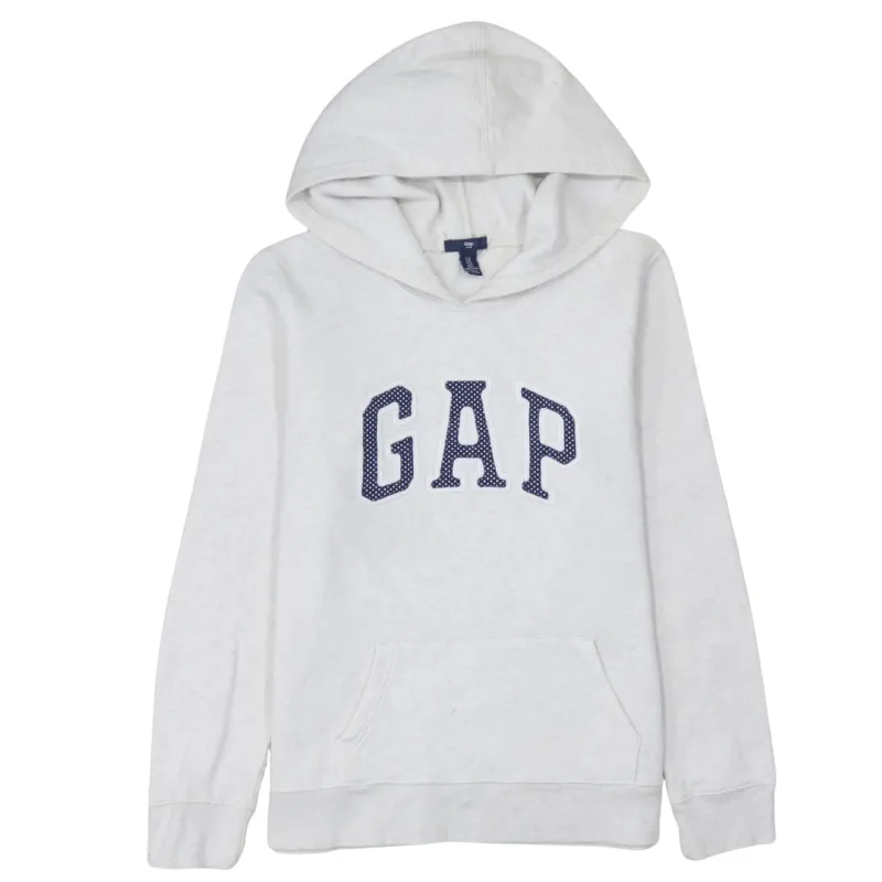 Gap 90's Spellout Pullover Hoodie Small Beige Cream sold by Vintage Club
