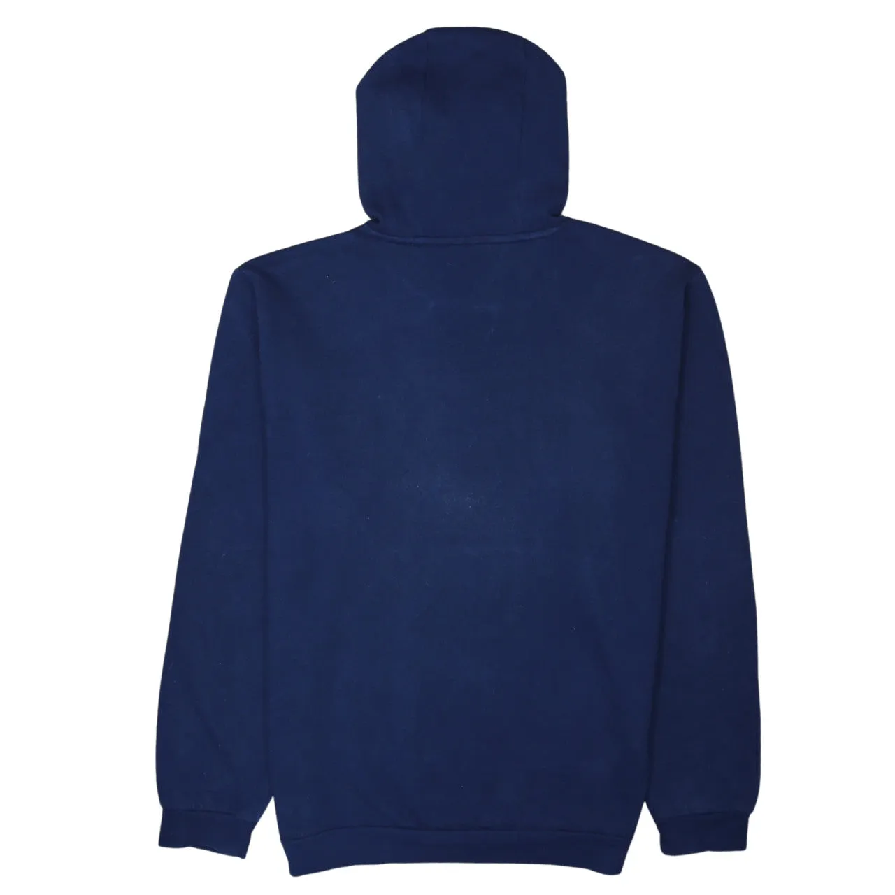 Adidas 90's Drawstring Pockets Pullover Hoodie Large Navy Blue sold by Vintage Club product image thumbnail 2