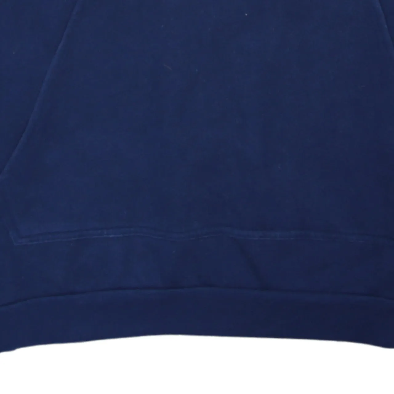 Adidas 90's Drawstring Pockets Pullover Hoodie Large Navy Blue sold by Vintage Club product image thumbnail 4