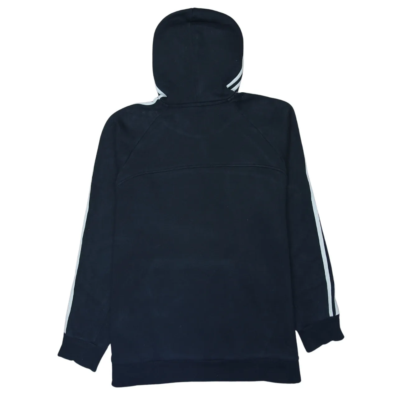Adidas 90's Striped Sleeve Pullover Hoodie XLarge Black sold by Vintage Club product image thumbnail 2
