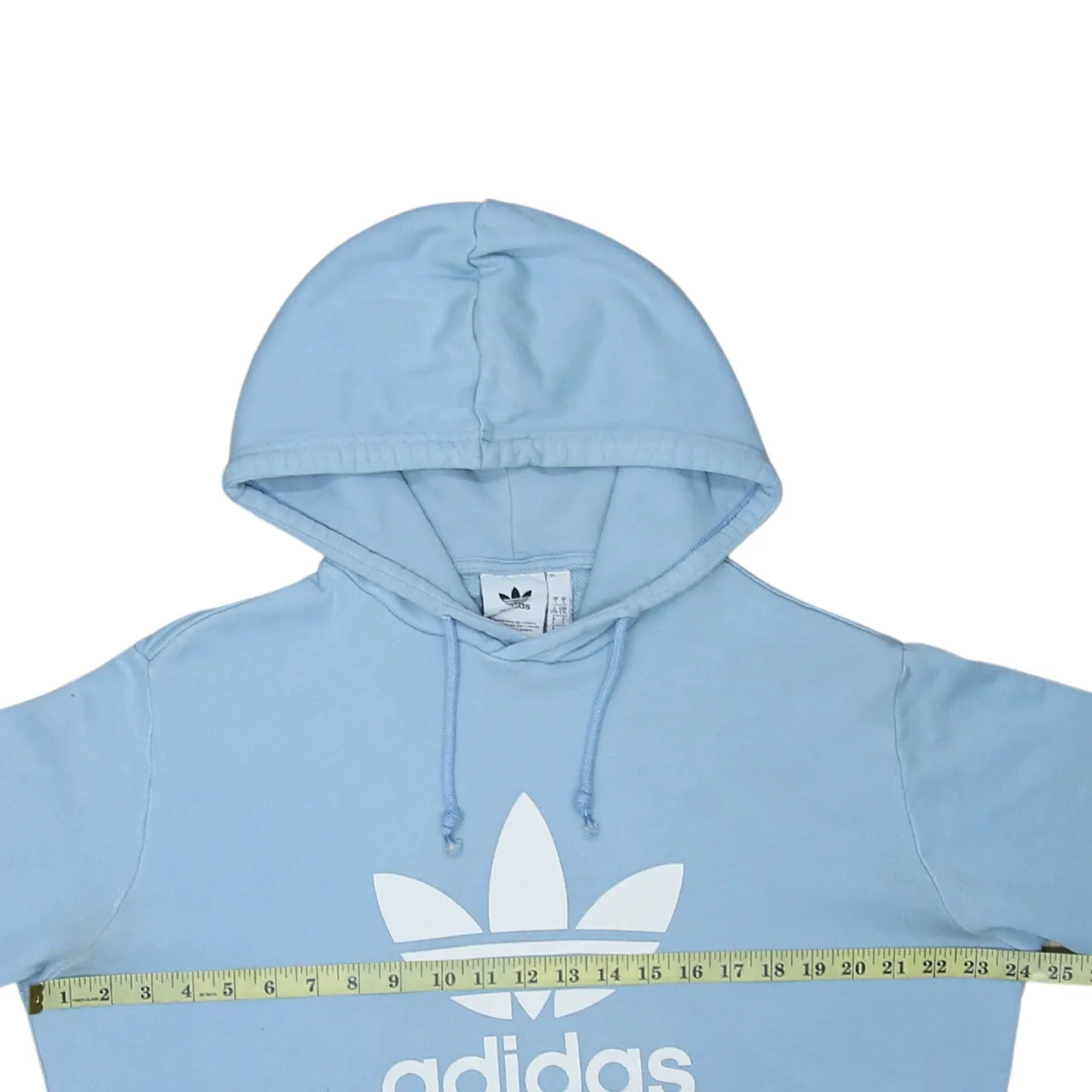 Adidas 90's Spellout Pullover Hoodie Large Blue sold by Vintage Club product image thumbnail 5