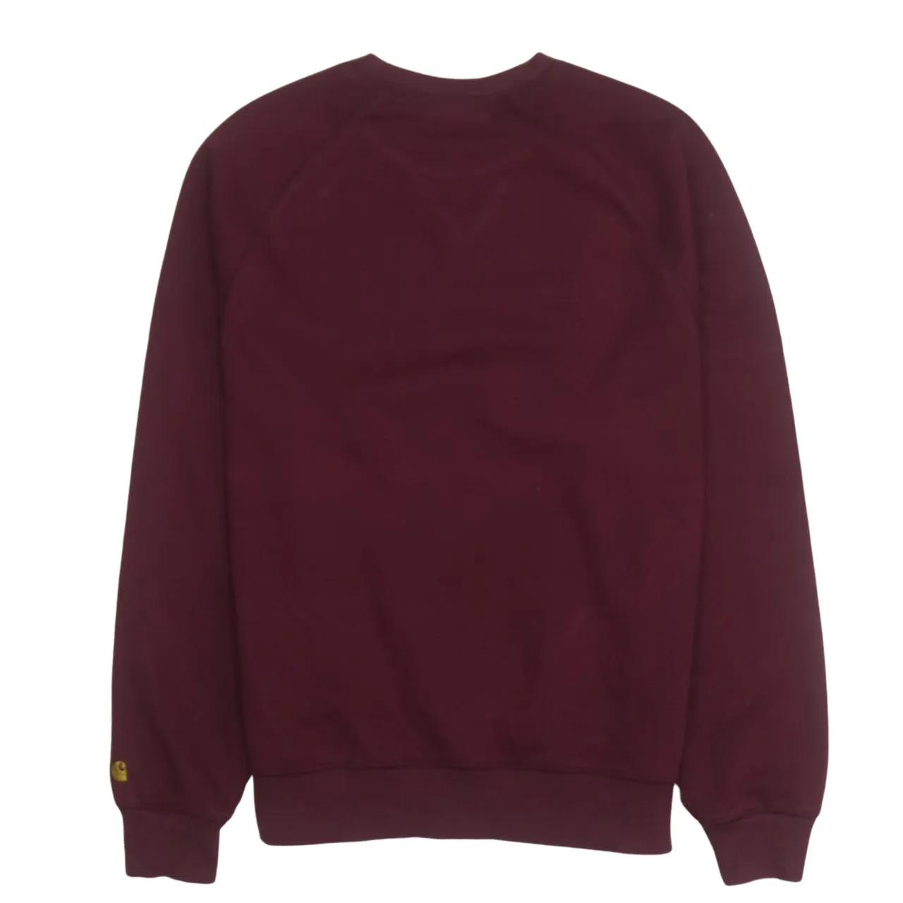 Carhartt Burgundy Sweatshirt Men's XSmall Raglan Sleeve Ribbed Cuffs Chase Pullover Fleece Top sold by Vintage Club product image thumbnail 2
