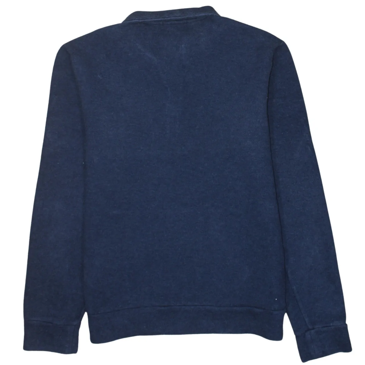 Polo Ralph Lauren Navy Blue Quarter Zip Sweatshirt Men's Medium Embroidered Logo Pouch Pocket Pullover sold by Vintage Club product image thumbnail 2