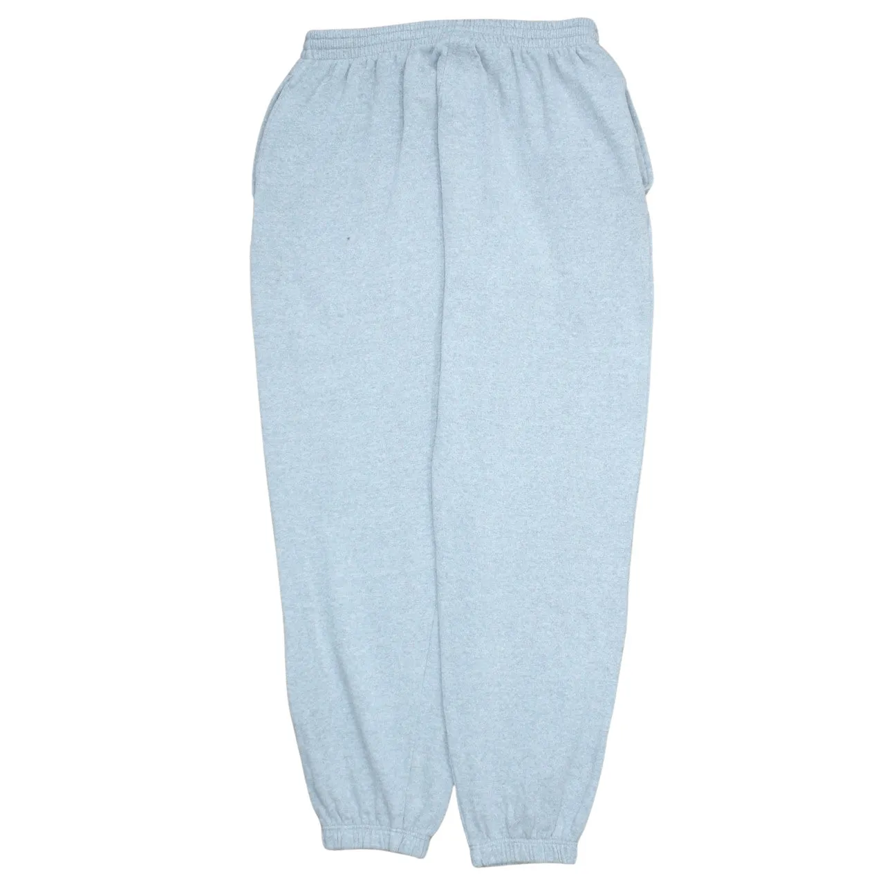 Adidas Light Grey Joggers Men's Large Embroidered Logo Elastic Waist Cuffed Sweatpants sold by Vintage Club product image thumbnail 2