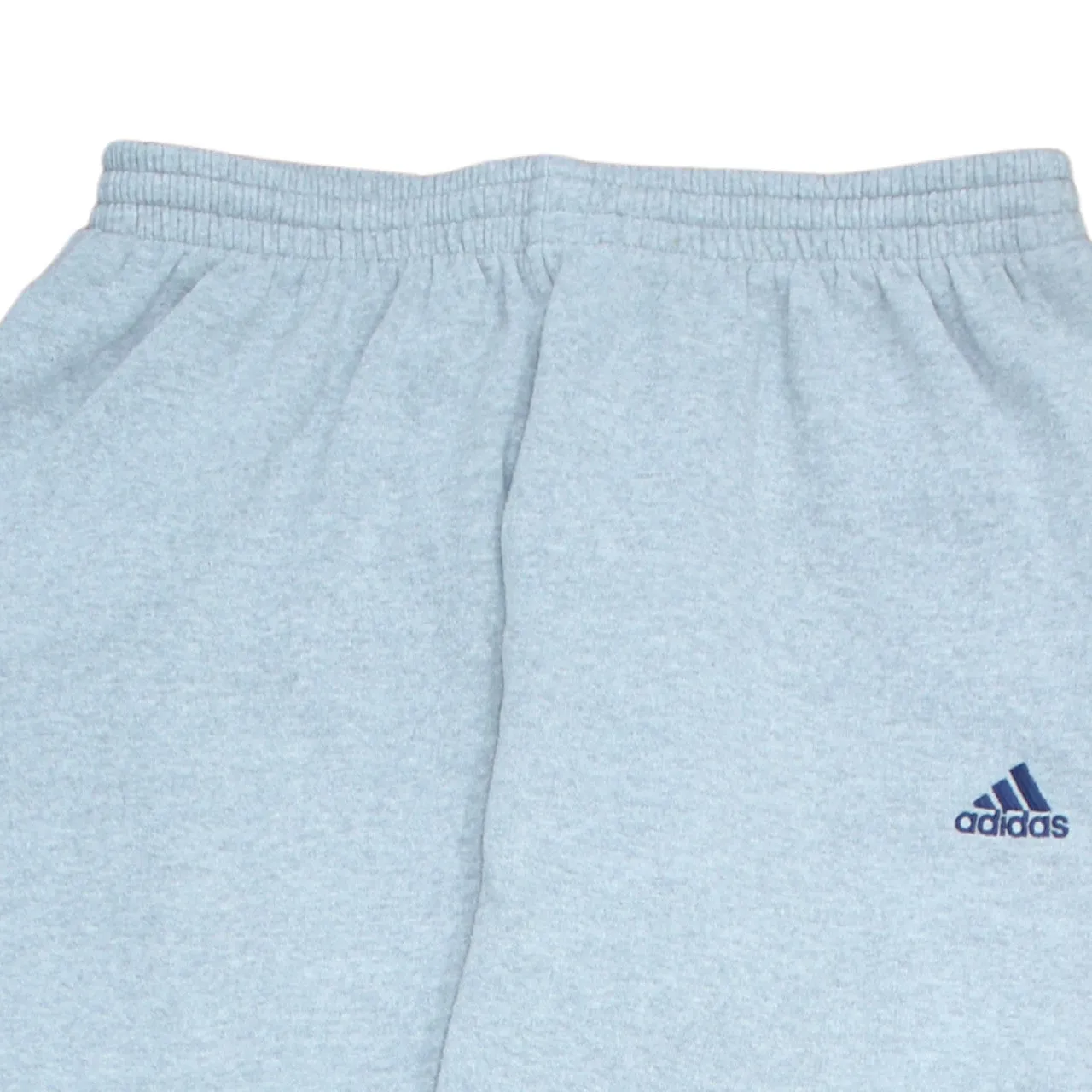 Adidas Light Grey Joggers Men's Large Embroidered Logo Elastic Waist Cuffed Sweatpants sold by Vintage Club product image thumbnail 3