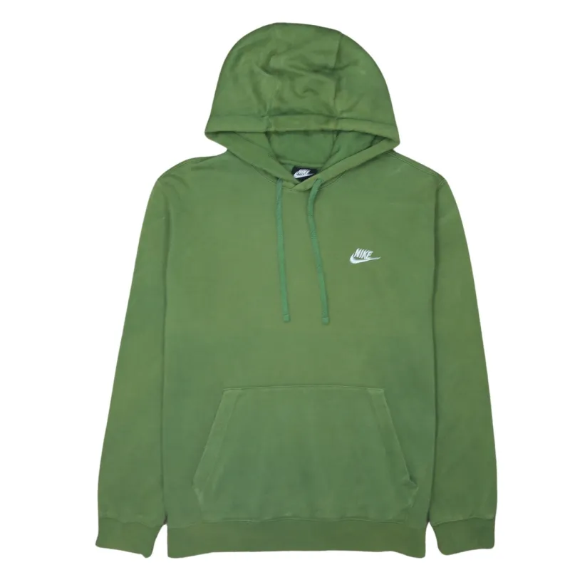 Nike 90's Swoosh Pullover Hoodie Large Green sold by Vintage Club